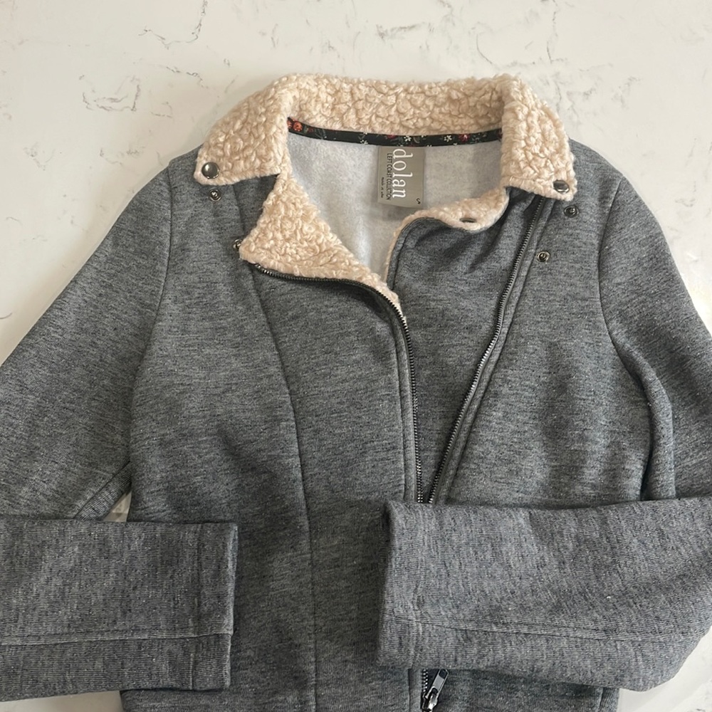 Moto cotton jacket